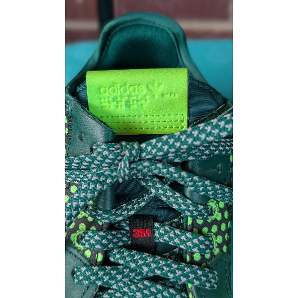 Adidas Nite Jogger 3M Bar Code EF5407 Graphic Sneakers-Blk/Lime Grn-M6/W7.5
